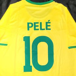 BRAZIL Pelé jerseys (S, M, L, XL)