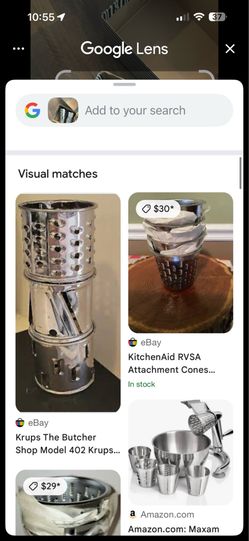 KitchenAid or salad master attachments they work for both