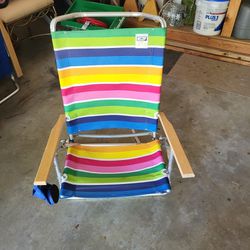 Folding Adjustable Beach Or River Chair 