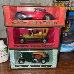 3 Vintage Matchbox 
