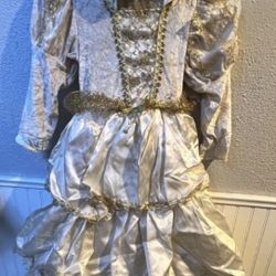 Snow Princess Dress Costume Girls Size Medium
