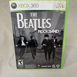 Beatles Rock band Game Xbox 360