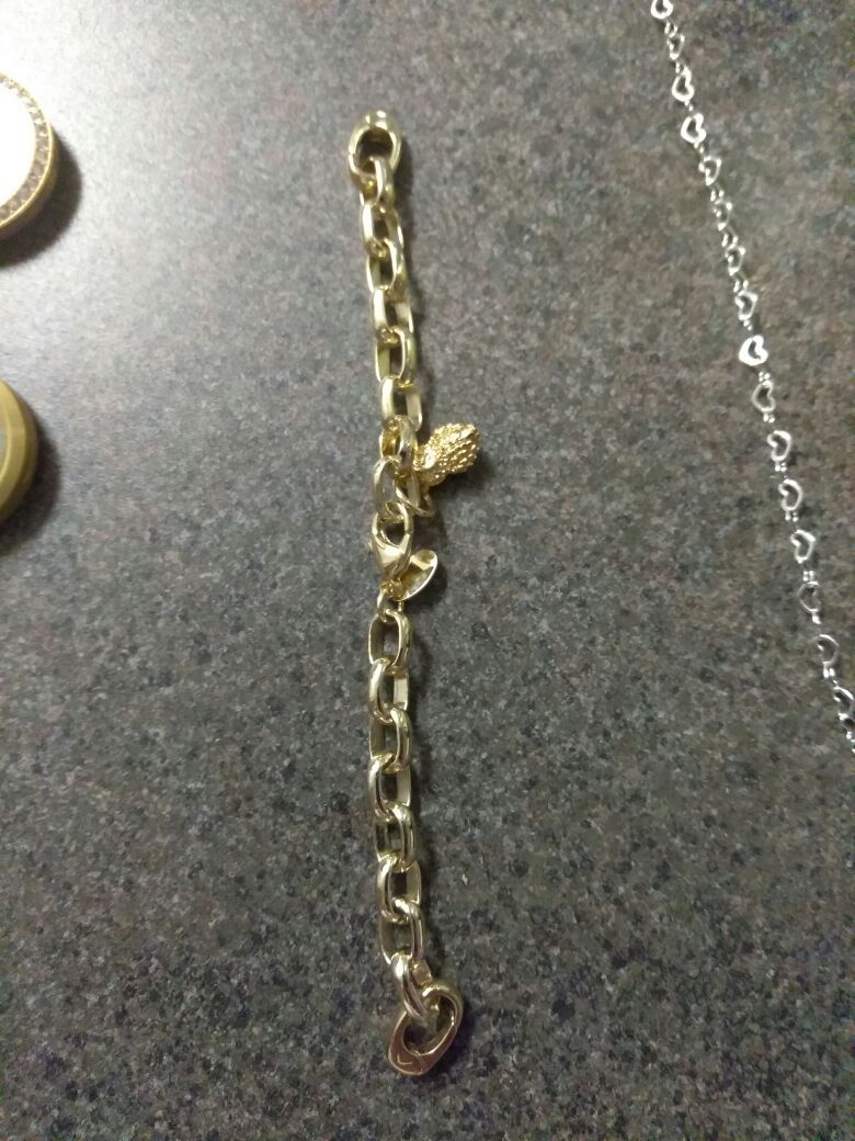 Origami owl locket bracelet chain