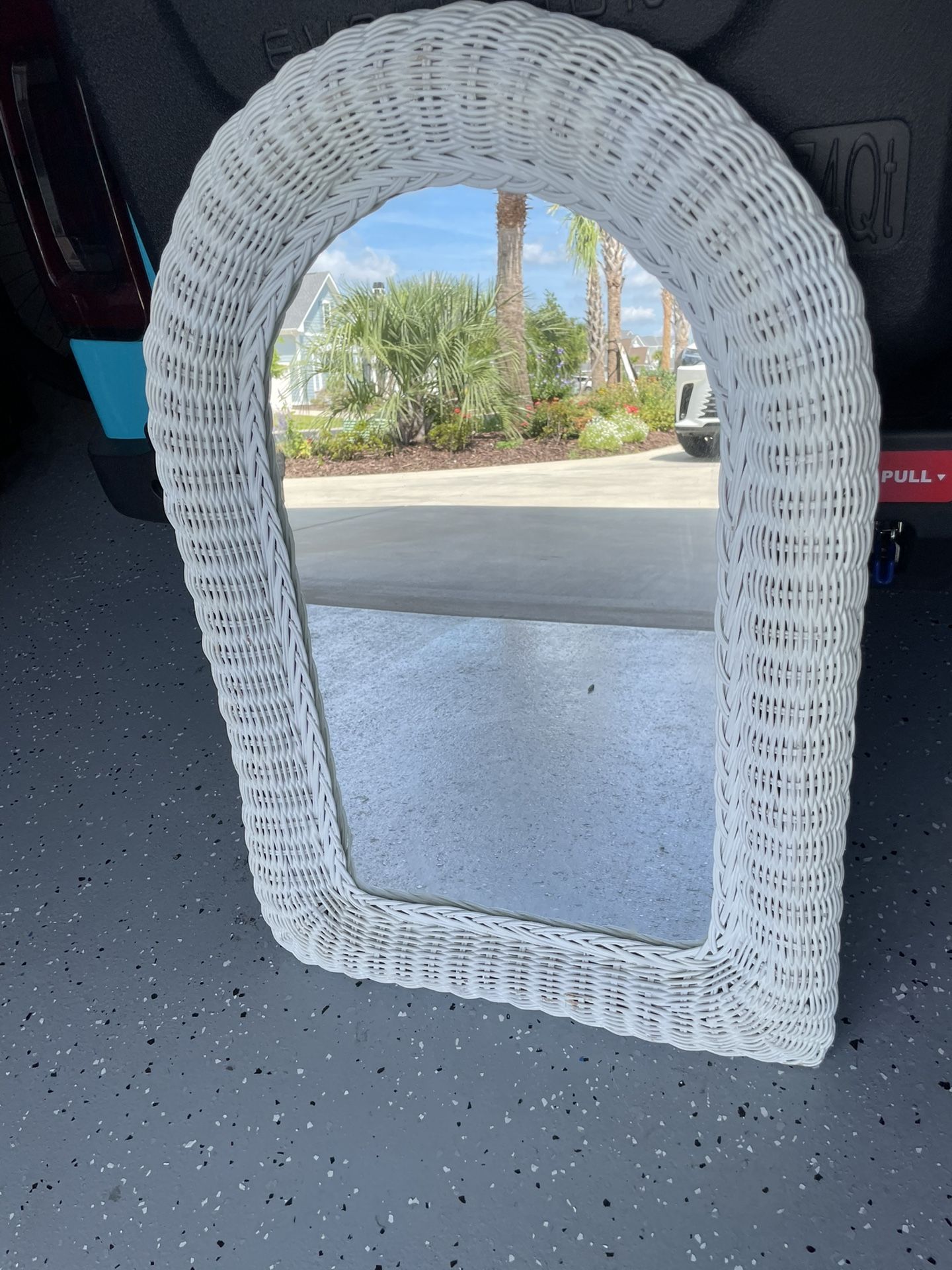 Wicker Wall Mirror