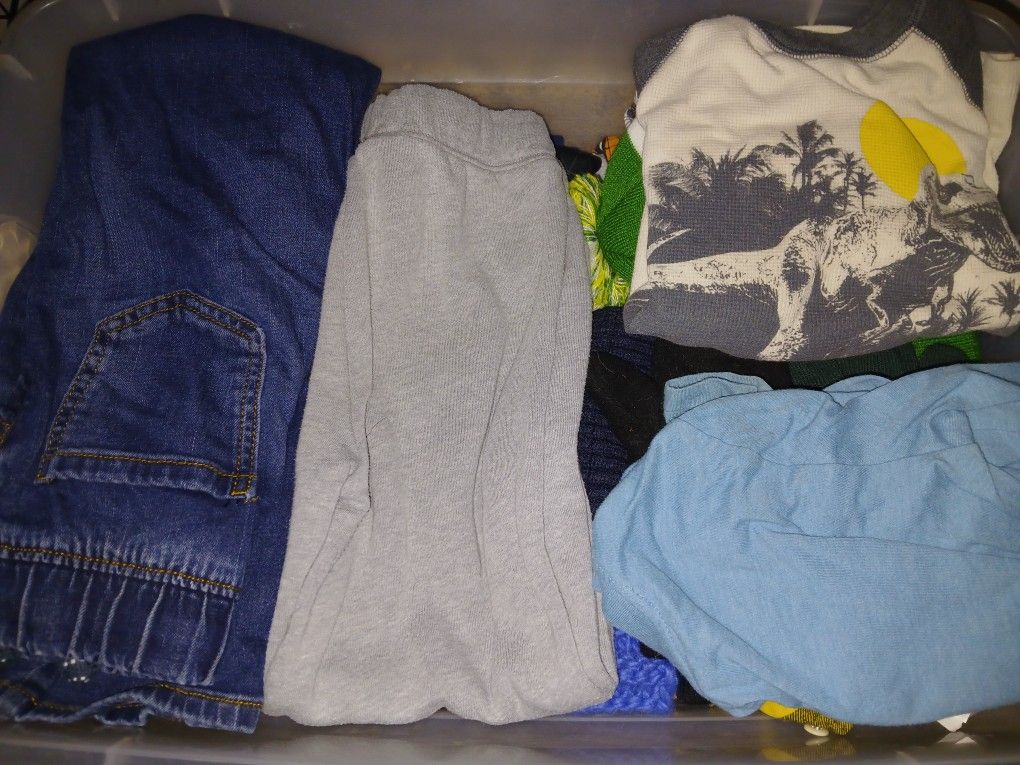 Lot Of Toddler Boy Clothes- Size 4t/5t Gently Used