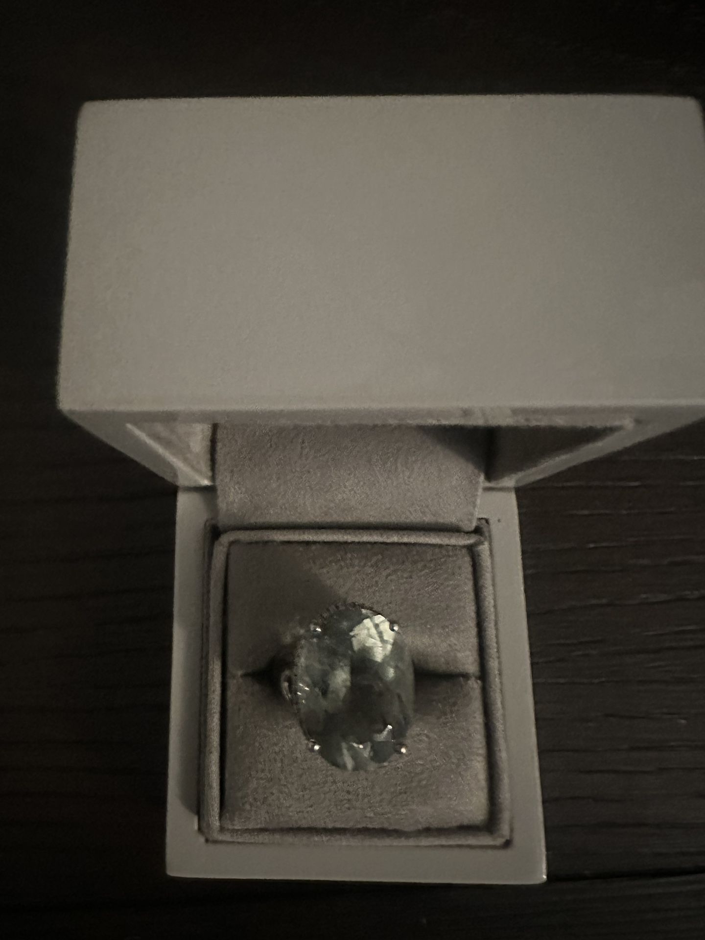 Gemstone Ring Prasiolite