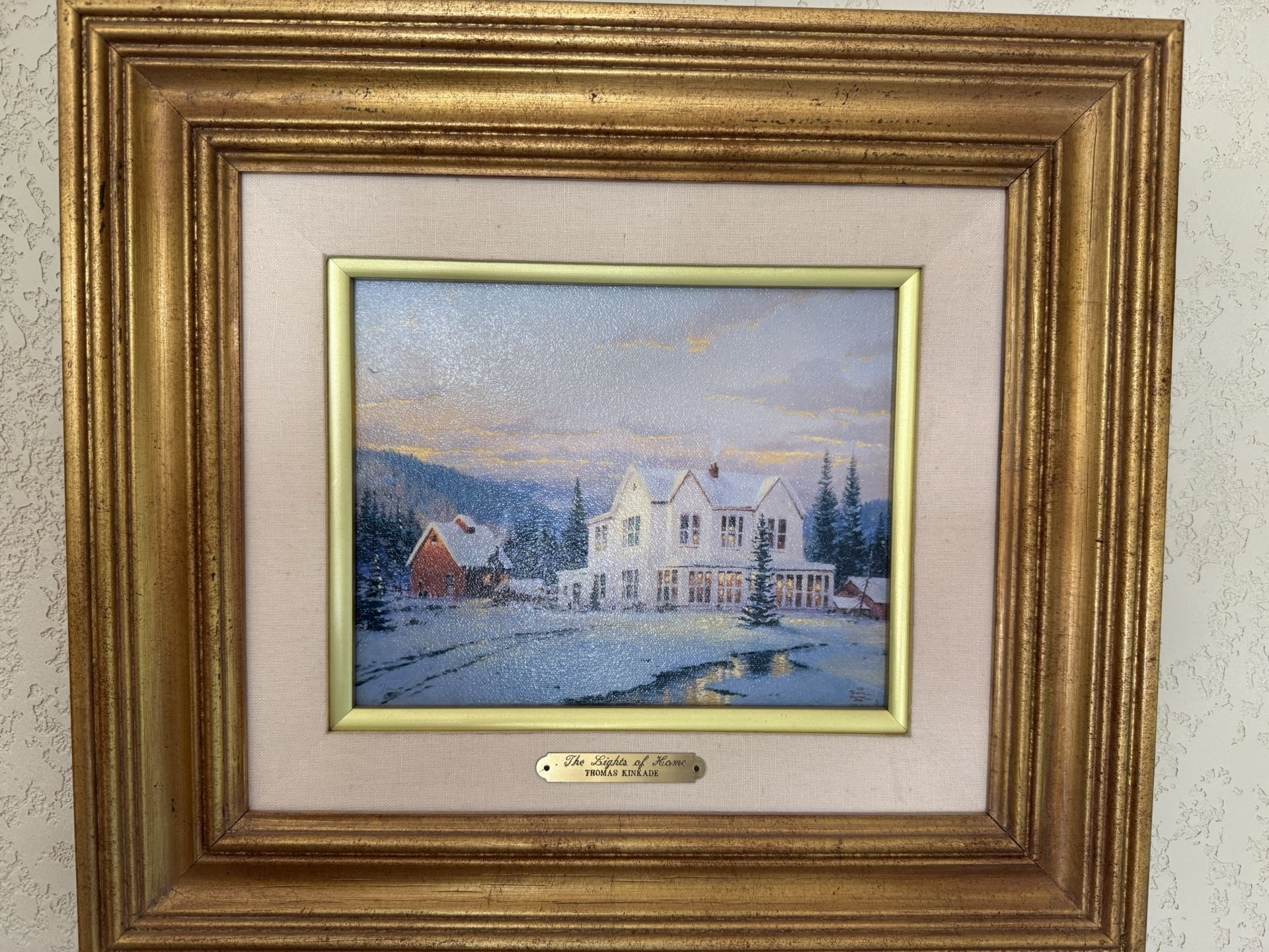 Thomas Kinkade Framed Limited Edition Canvas – “The Light of Home”