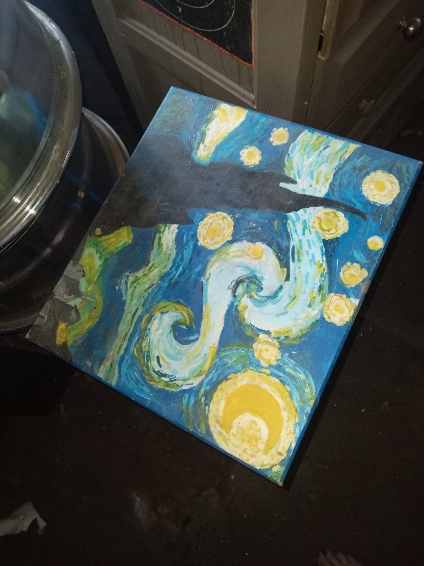 Hand Painted Plant Stand