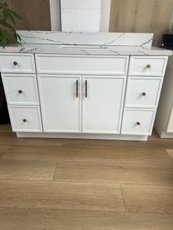 48 Inch Modern Bathroom Vanity | Spacious In-Stock Cabinet