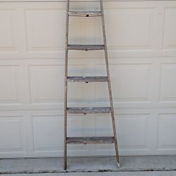 Ladder Wood  Ladder Half Only Country Display Home Decor