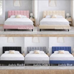 Full Size Bed With Mattress For Sale - Cash On Delivery 