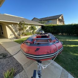 2003 Quicksilver (Mercury) 14’ Hypalon 