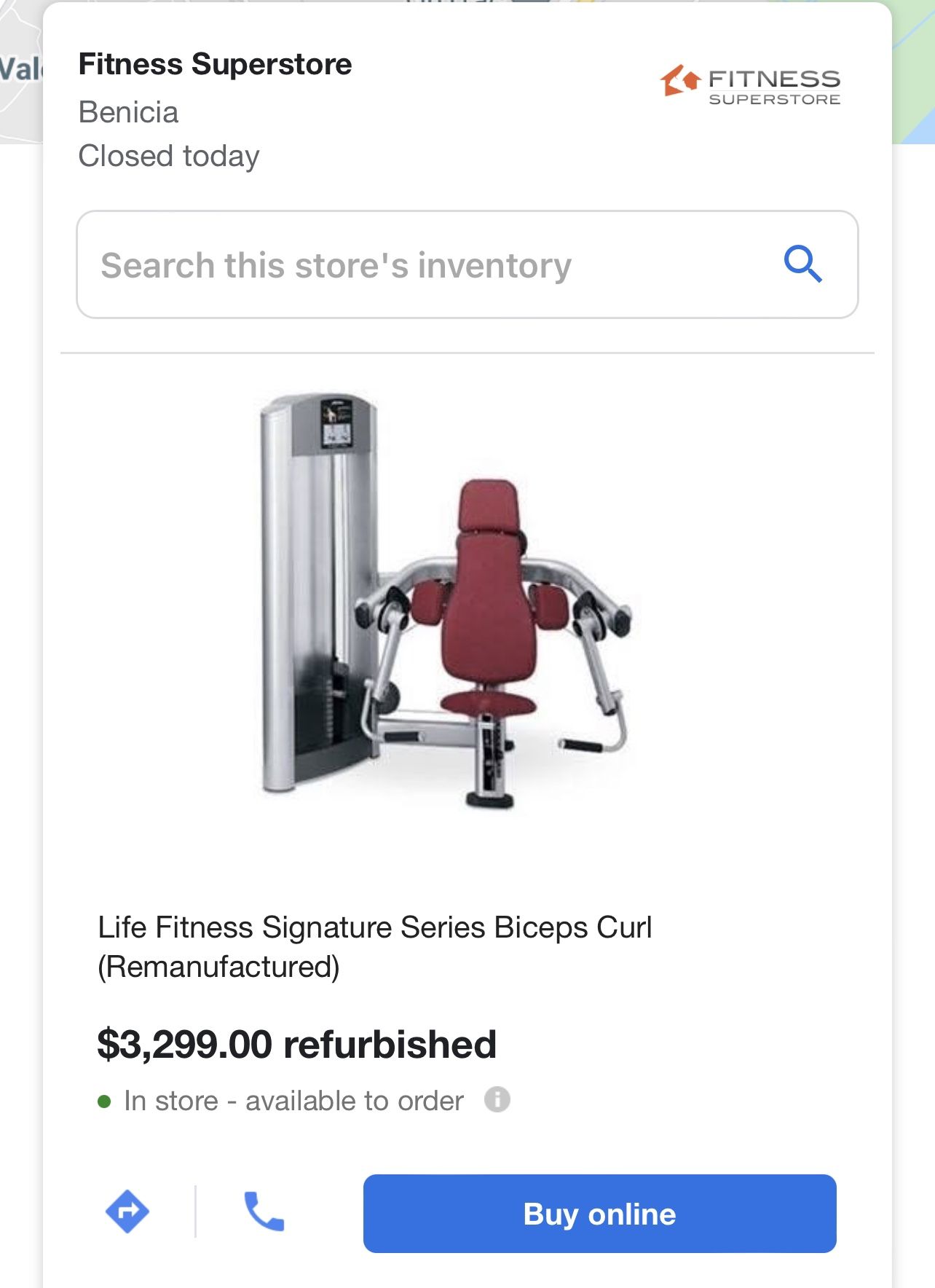 Bicep Curl Machine Life Fitness