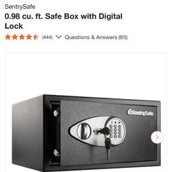 SentrySafe 0.98 cu. ft. Safe Box with Digital Lock