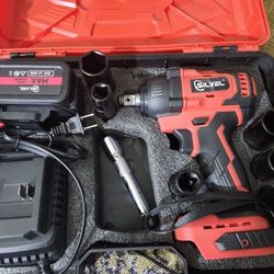 Silvel Cordless Impact Wrench 4.0Ah - Red
