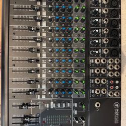 Podcast mixing board and accessories