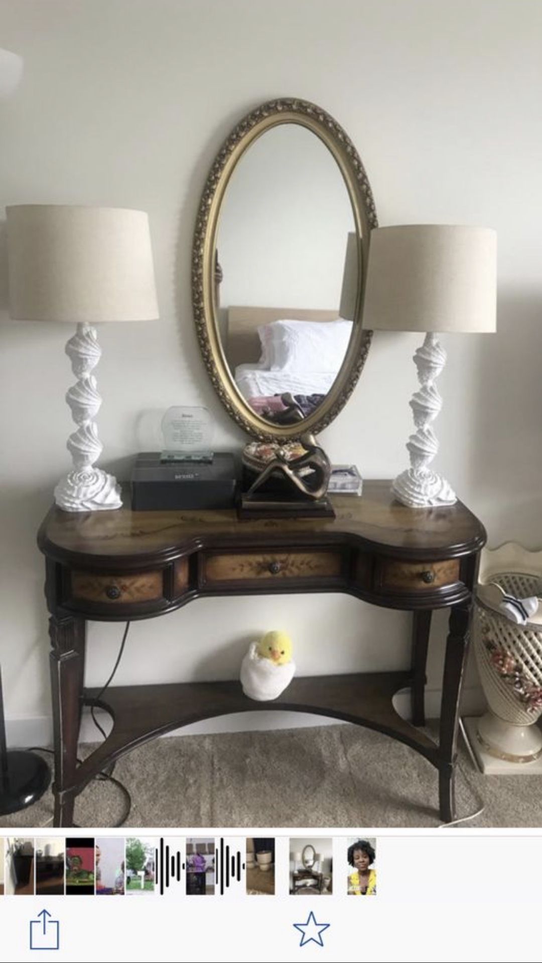 Antique Beautiful console table