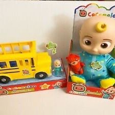 Cocomelon JJ Dill With Yellow School Bus New