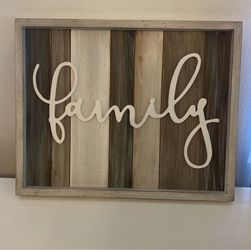 Family Wall decor sign