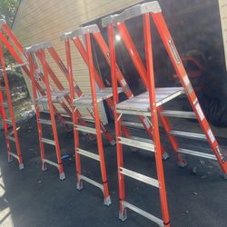 Louisville Ladder 4 Ft And 6ft  Fireglass