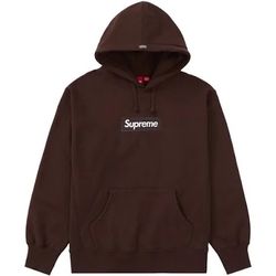 BROWN SUPREME HOODI