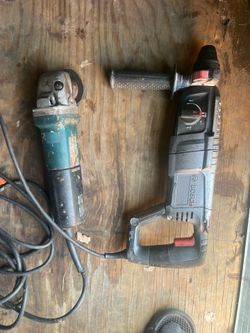 Grinder and rotary hammer