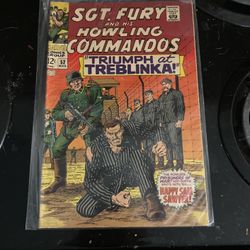 MARVEL COMIC GROUP- SGT.  FURY ; Triumph at Treblinka. 