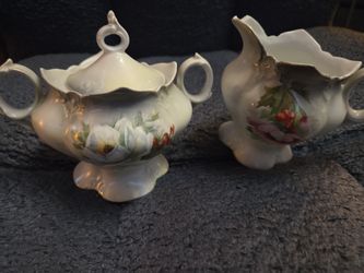 RS Prussia Cream & Sugar Set