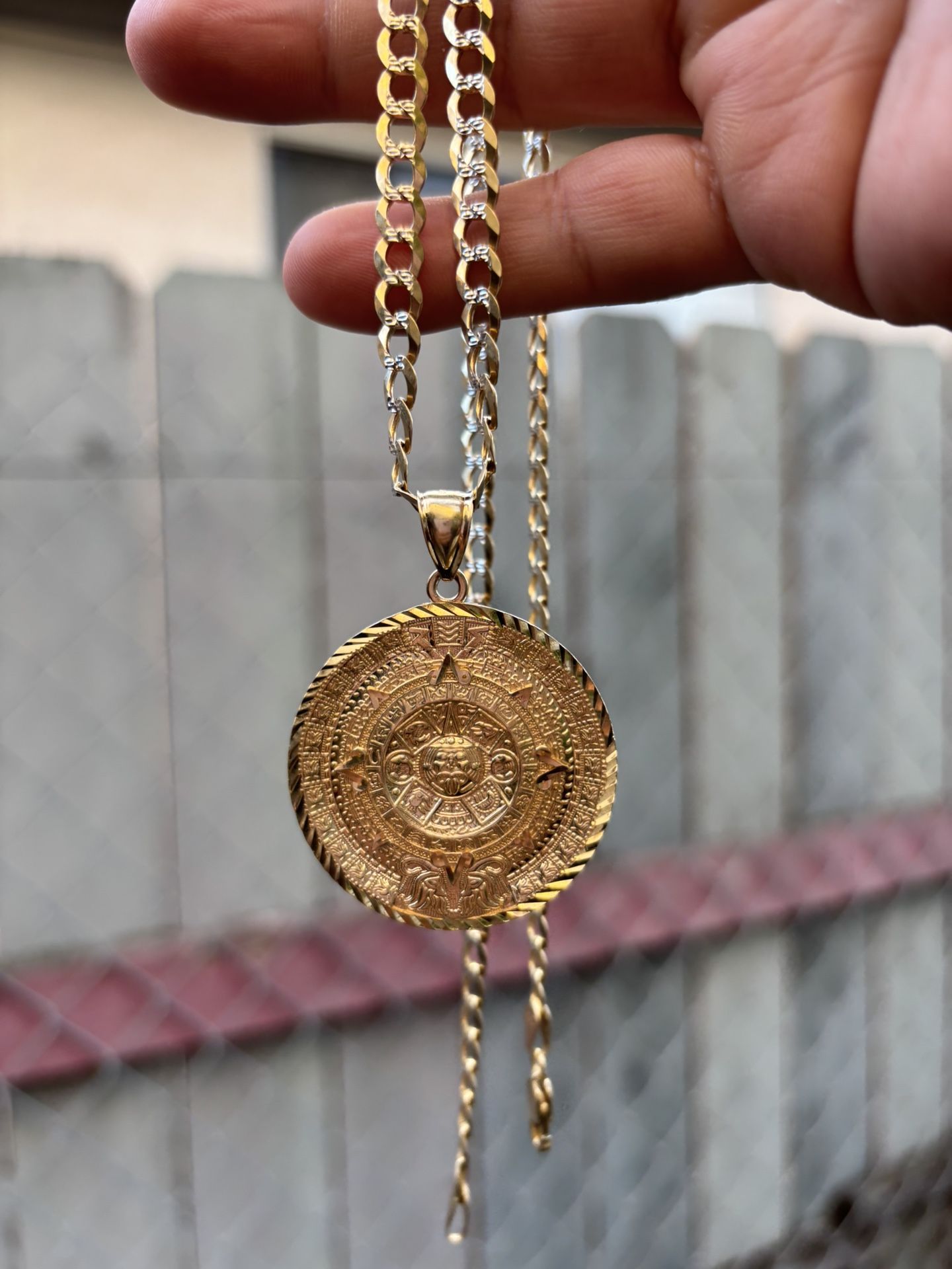 14K Gold Chain + Pendant – 27.7 Total – 26” – $3000 (Make an Offer)