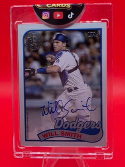 WILL SMITH 2024 TOPPS #89BA-WS 1989 BASEBALL 35TH ANNIVERSARY AUTO DODGERS