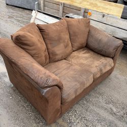 Free Delivery Same Day Living Room Brown Couch Set