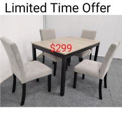 5 Piece Dining Table Set  - Limited Time Offer 