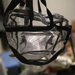 Stadium Approved Clear Tote Bag with Shoulder Strap