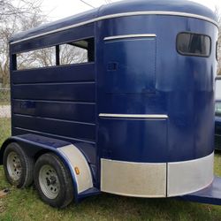 2 Horse Trailer Extra Wide And Tall