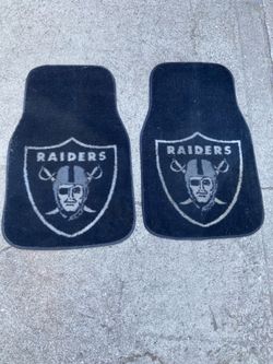 Raiders car floor mats