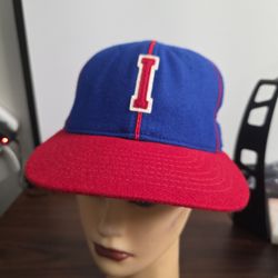 Vintage Ebbet Field Flannel Indianapolis clowns league Fitted Hat 6 7/8