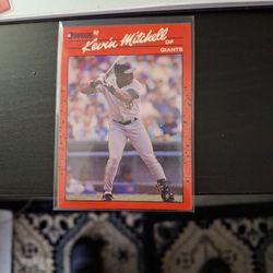 Kevin Mitchell 1990 ERROR Card