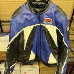 AGV Leather Motorcycle Jacket GSXR