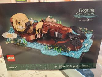 Lego ideas floating sea otters building set