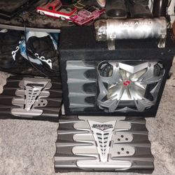 10" L5 Kicker Sub ,Kicker Mono Amp ,Kicker 4 Channel Amp