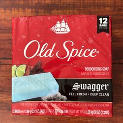 Old Spice Deodorizing Soap: SWAGGER  12 Bars