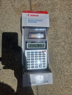 New CANON Palm Size Printing Calculator