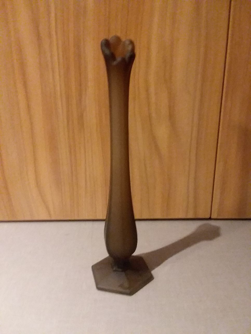 Vintage Westmoreland Frosted Satin Bud Vase