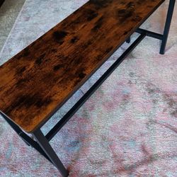 Beautiful Rustic Wooden Bench.