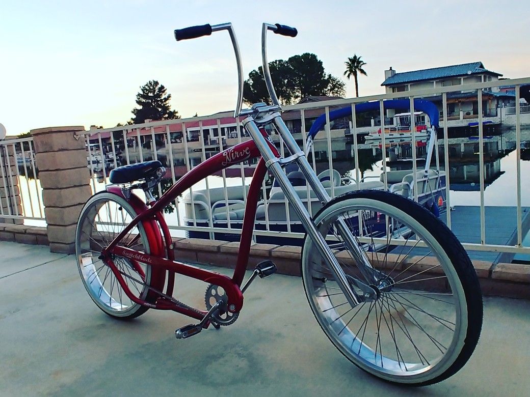 Nirve switchblade Cruiser Chopper bicycle for Sale in Helendale CA OfferUp