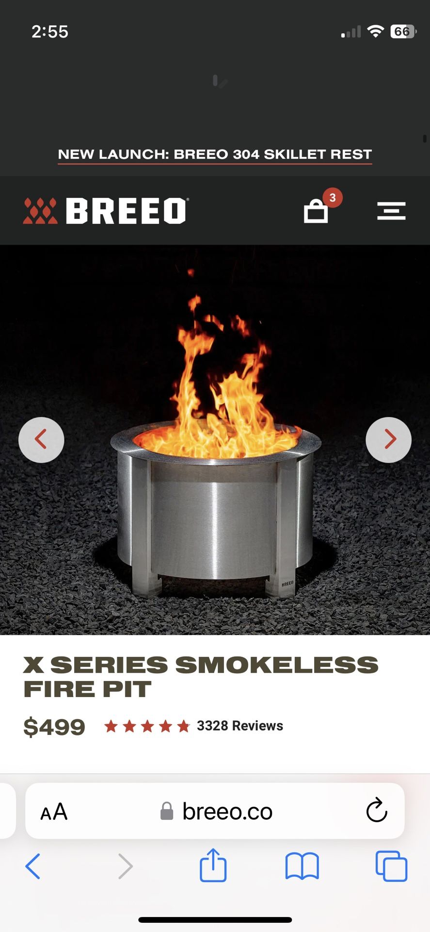 Breeo X19 Smokeless Fire Pit