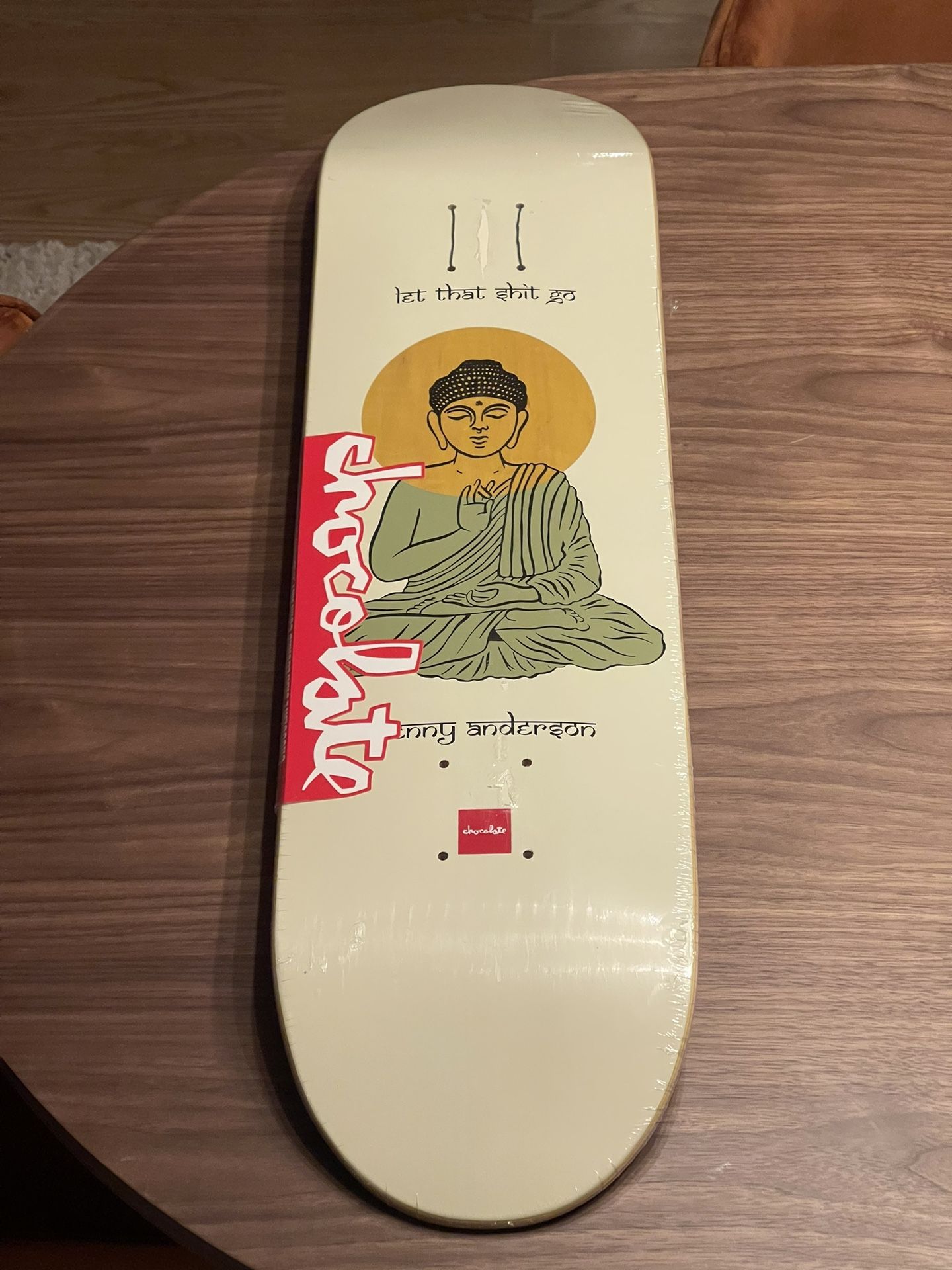 NEW! RARE! Kenny Anderson Buddha Chocolate Skateboard Deck