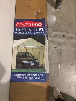Tent - CoverPro 10’ x 17’ Portable Car Canopy