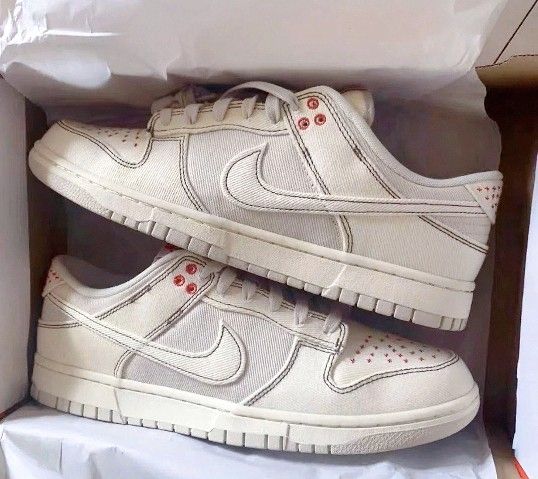 Nike Dunk Low Light Orewood Brown Sashiko DV0834 100