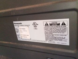Panasonic TC-P54S1 54" Plasma HDTV